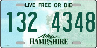NH license plate 1324348