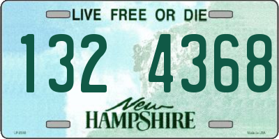 NH license plate 1324368