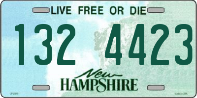 NH license plate 1324423