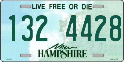 NH license plate 1324428