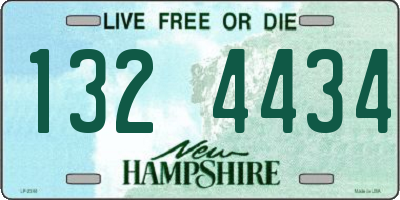 NH license plate 1324434