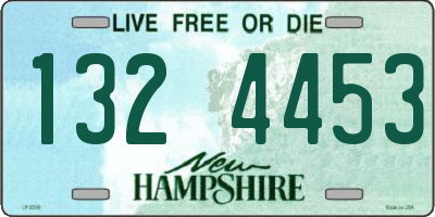 NH license plate 1324453