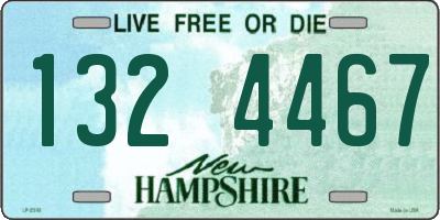 NH license plate 1324467