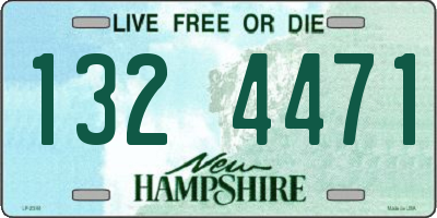 NH license plate 1324471