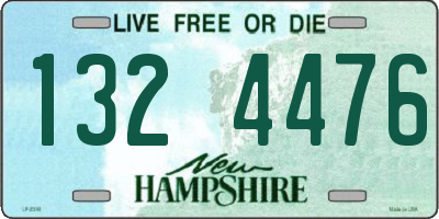 NH license plate 1324476