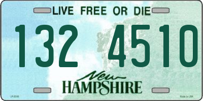 NH license plate 1324510
