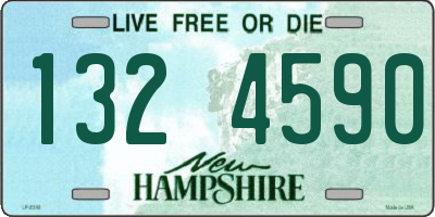 NH license plate 1324590