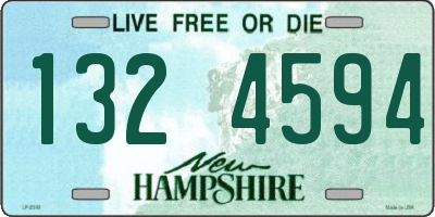 NH license plate 1324594