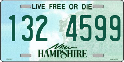 NH license plate 1324599