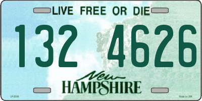 NH license plate 1324626