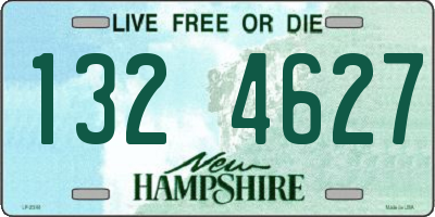 NH license plate 1324627