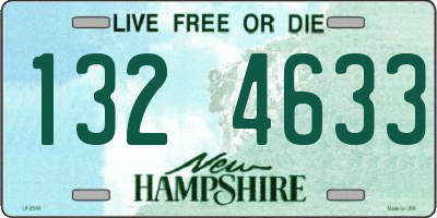 NH license plate 1324633
