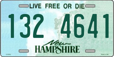 NH license plate 1324641