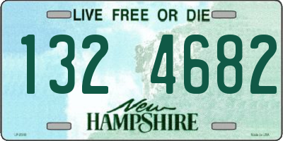 NH license plate 1324682