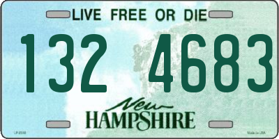 NH license plate 1324683