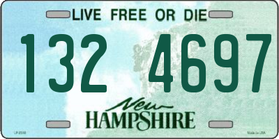 NH license plate 1324697