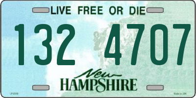 NH license plate 1324707