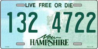 NH license plate 1324722