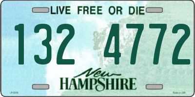 NH license plate 1324772