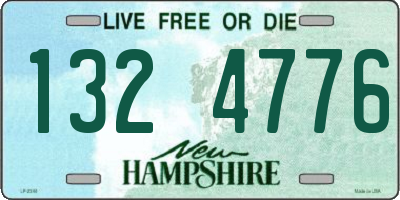 NH license plate 1324776
