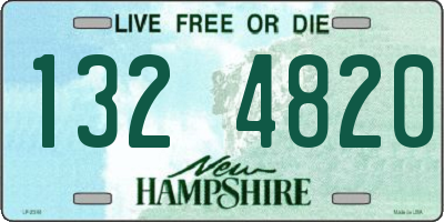 NH license plate 1324820