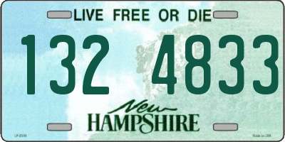 NH license plate 1324833