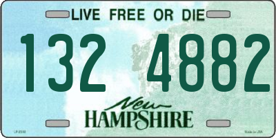 NH license plate 1324882