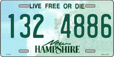 NH license plate 1324886