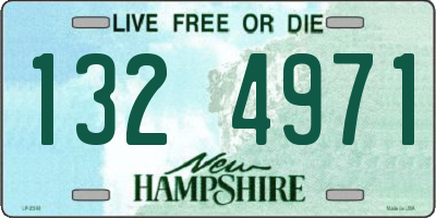 NH license plate 1324971