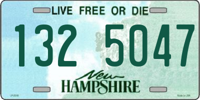 NH license plate 1325047