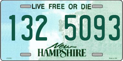 NH license plate 1325093