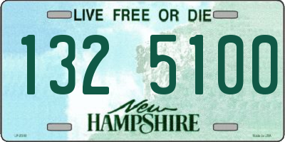 NH license plate 1325100