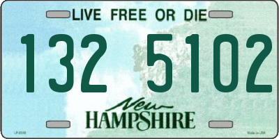 NH license plate 1325102