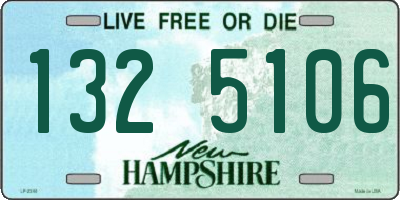 NH license plate 1325106