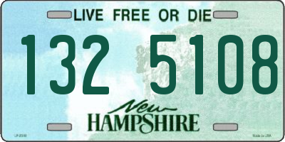 NH license plate 1325108