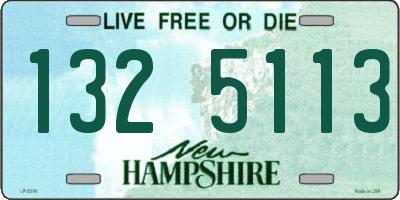 NH license plate 1325113