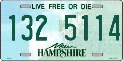 NH license plate 1325114