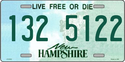 NH license plate 1325122