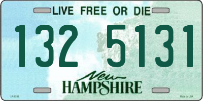 NH license plate 1325131