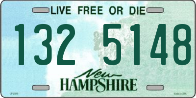 NH license plate 1325148