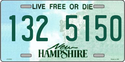 NH license plate 1325150