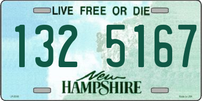 NH license plate 1325167