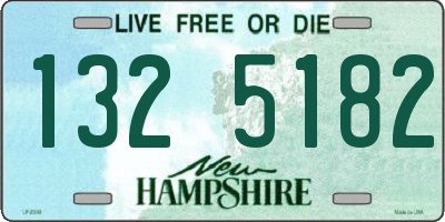 NH license plate 1325182