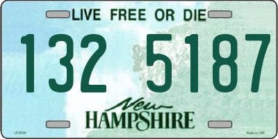 NH license plate 1325187