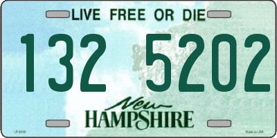 NH license plate 1325202