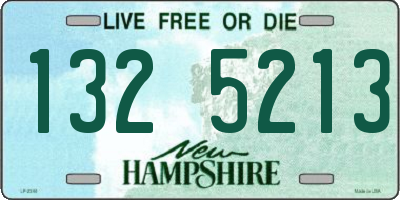 NH license plate 1325213