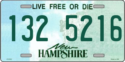 NH license plate 1325216