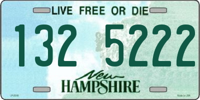 NH license plate 1325222