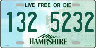 NH license plate 1325232