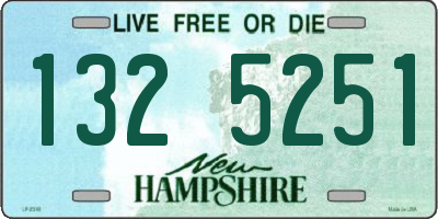 NH license plate 1325251